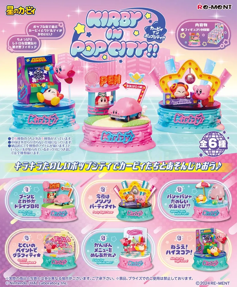 Kirby Mini Figures Kirby in Pop City - 1 Unidade